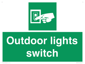 Outdoor lights switch